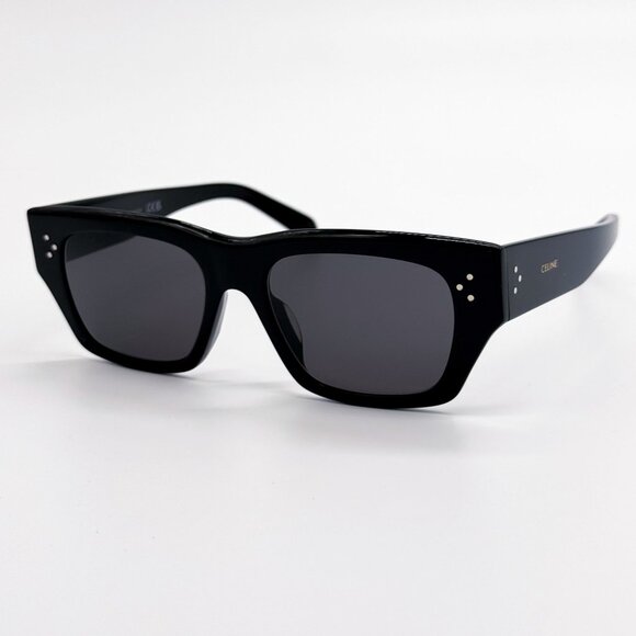 NEW CL40297U 01A CELINE SUNGLASSES BLACK GRAY WOMEN EYEWEAR - Picture 1 of 8